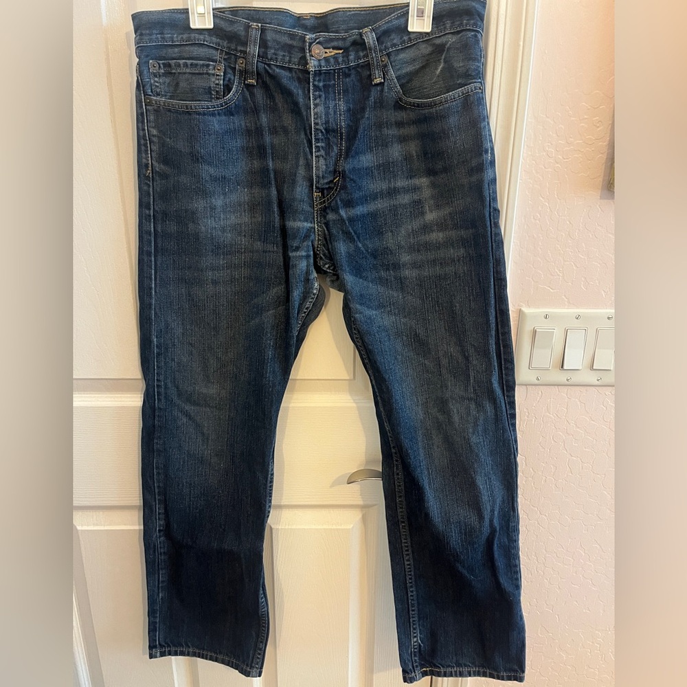 Men’s Levi's 504 Dark Wash Jeans